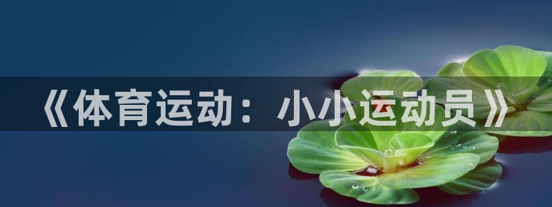 《体育运动：小小运动员》