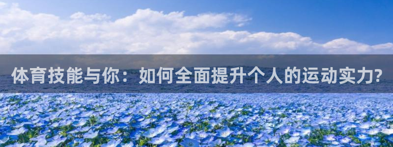 体育技能与你：如何全面提升个人的运动实力?